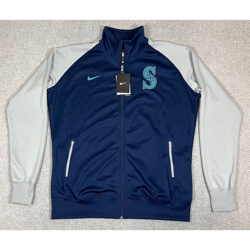 NWT Nike Seattle Mariners Jacket Women’s XXL 2XL Full Zip Blue And Gray MLB